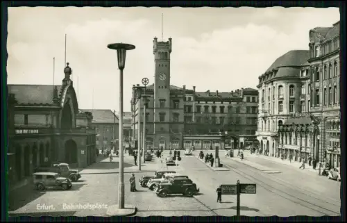 6x Foto AK - Erfurt Hauptstadt des Bundeslandes Thüringen - Erfurter Dom u.a.