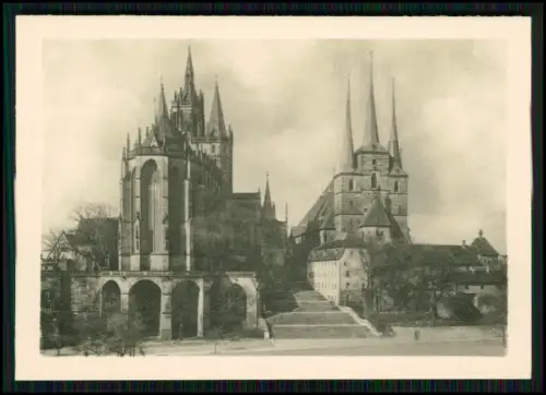 10x Foto - Erfurt Thüringen - Erinnerung an das - Dom Bonifatius-Jubiläum 1954
