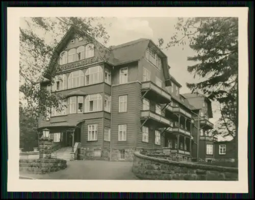 4x Foto - Oberhof in Thüringen - VDK Erholungsheim - innen und Außen Ansichten