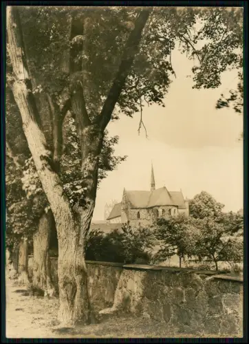 2x Foto AK - Kloster Chorin Eberswalde - Blick auf den Nordgiebel und Innenhof