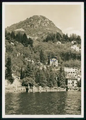 Foto AK - Villa Ben Trovato in Lugano-Castagnola malerisch am Hang am Luganersee