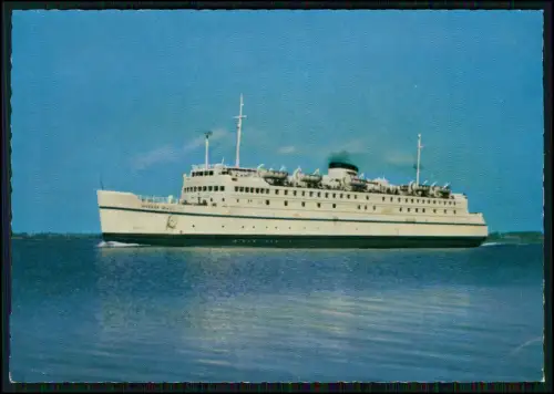 2x AK - Hochseefährschiff Theodor Heuss - Fehmarnsundbrücke Fähren Hafenszenen