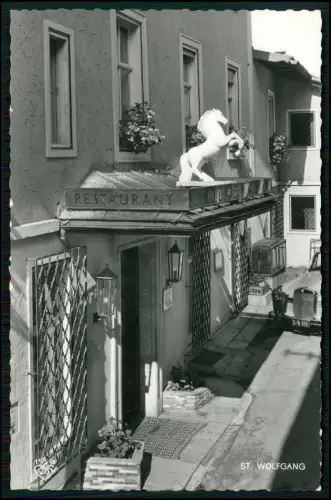 2x AK - Hotel Weißes Rössl in St. Wolfgang am Wolfgangsee - Blick auf St. Gilgen