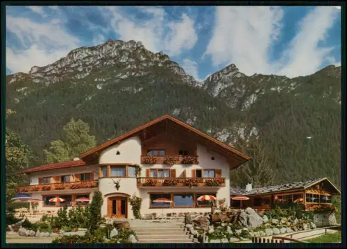 3x Foto AK - Garmisch-Partenkirchen Berggasthof Almhütte - Südhang Kramerplateau