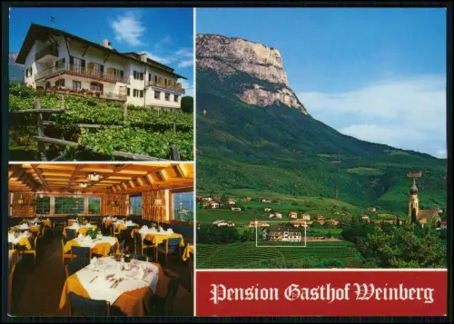 AK - St. Pauls Bozen Südtirol - Pension Gasthof Weinberg - Weinberge ruhige Lage
