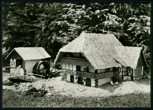Foto AK - Miniatur Schwarzwaldmühle - Freudenstadt Christophstal Schwarzwald