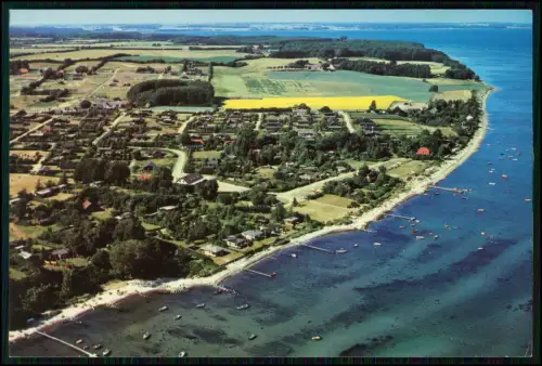 AK - Luftbild - Dänemark Hejlsminde Kolding - Küste Strand Anleger mit Boote