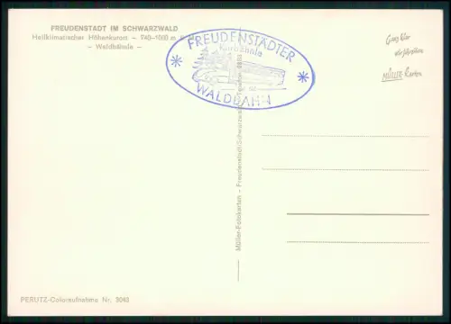 7x AK - Freudenstadt Schwarzwald - Wälderbähnle Freudenstädter Bimmelbahn - u.a.