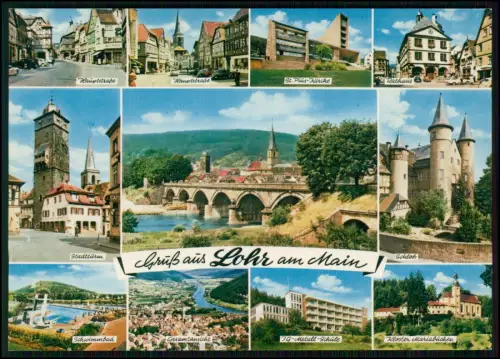 2x AK - Lohr am Main - im unterfränkischen Landkreis Main-Spessart