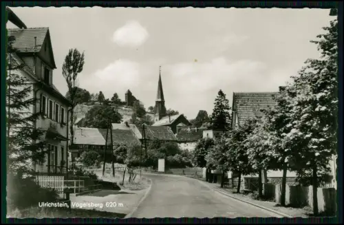 Foto AK - Ulrichstein im Vogelsberg - Straße Dorfidylle Kirche Fachwerkhäuser