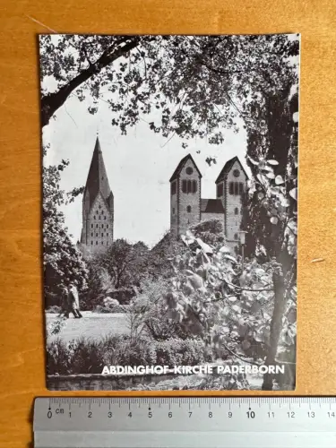 Heft die romanische Abdinghof-Kirche in Paderborn - 15 Seiten - erschienen 1974