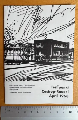 Broschüre Heft von 1968 - Info kultureller Treffpunkt Castrop-Rauxel - 16 Seiten