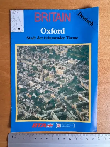 Deutschsprachiger Oxford-Reiseführer der BTA - Infos & Tipps - Faltblatt 60x35cm