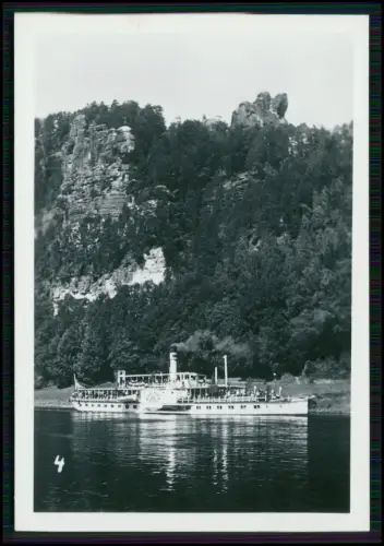 9x Foto - Dampferfahrt mit der Pillnitz - Sächsische Schweiz Bastei Elbsandstein