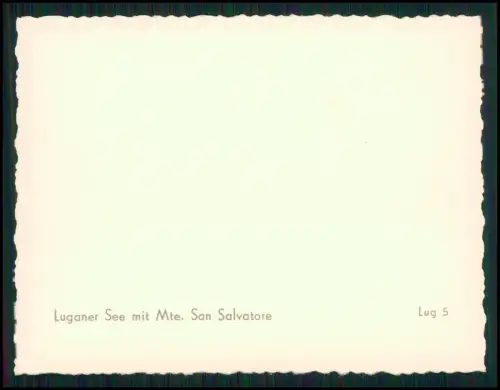 10x Foto - Lugano Schweiz im Tessin - am Luganer See - Italien Grenze - Ansicht