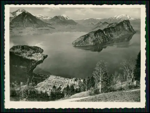 10x Foto - Lugano Schweiz im Tessin - am Luganer See - Italien Grenze - Ansicht