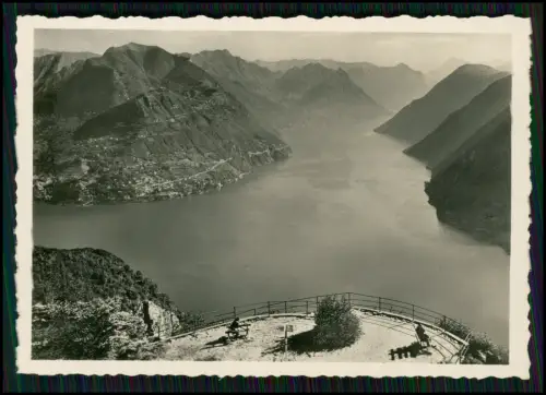 10x Foto - Lugano Schweiz im Tessin - am Luganer See - Italien Grenze - Ansicht