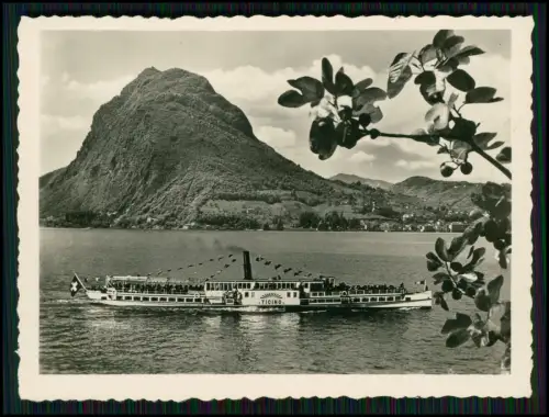 Foto Ausflugsschiff TICINO - Luganer See mit San Salvatore majestätische Kulisse