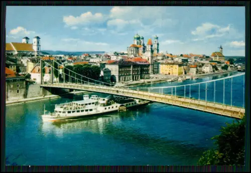 14x Foto - Passau Ansichten - österreichische Grenze - Donau Inn und Ilz - u.a.
