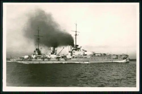 Foto AK - SMS Von der Tann - Schlachtkreuzer - Nordseegefecht Skagerrak-Schlacht