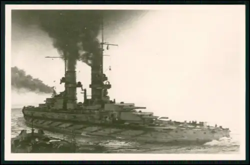 Foto AK - Kriegsschiff, SMS Kronprinz - Großlinienschiff der Kaiserlichen Marine