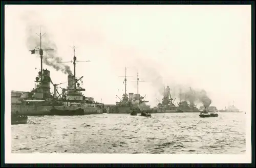 Foto AK SMS Prinzregent Luitpold, Von der Tann und Derfflinger Großlinienschiffe