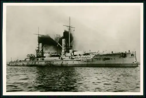 Foto AK - Kriegsschiff SMS Kaiserin - Großlinienschiff der Kaiserlichen Marine