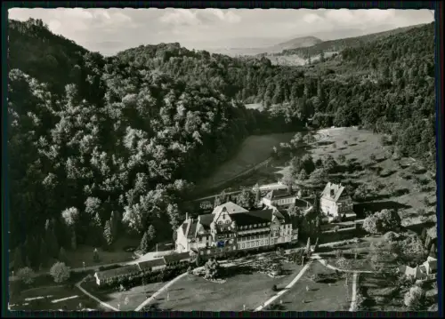 Foto AK - Badenweiler - Luftbild Friedrich Hilda Genesungsheim - im Schwarzwald