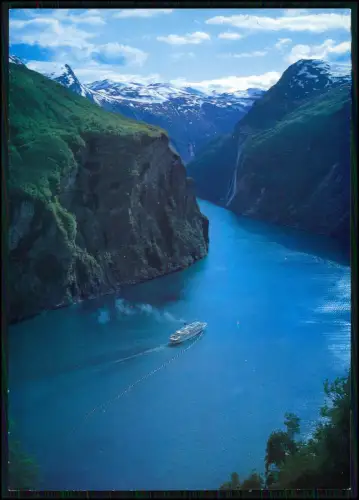 7x AK Norwegen - Bergen Oslo - Geirangerfjord Wasserfälle  Schifffahrt u. andere