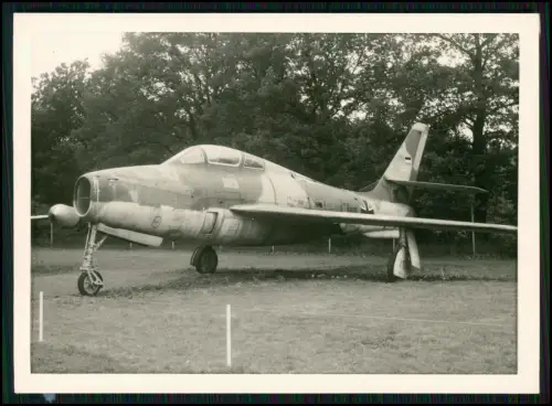 Foto - Republic F-84 Thunderstreak - frühes Strahljagdflugzeug der Bundeswehr