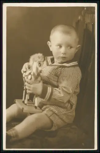 9x Foto AK Mein erster Schulgang 1918 - Junge Matrosenanzug Mütze Weddigen u. a.