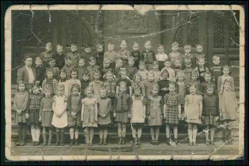 9x Foto AK Mein erster Schulgang 1918 - Junge Matrosenanzug Mütze Weddigen u. a.