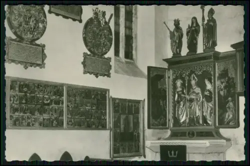 2x AK - Absberg - Weißenburg-Gunzenhausen - Seitenaltar Kirche Kalbensteinberg
