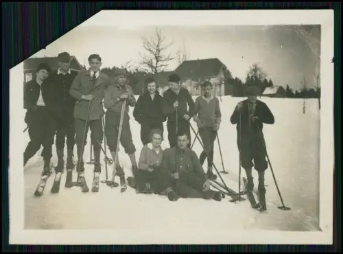 17x Foto - Reise Bergsteigen Wandern Süddeutschland Winter im Schnee - um 1938