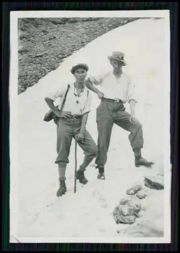 17x Foto - Reise Bergsteigen Wandern Süddeutschland Winter im Schnee - um 1938