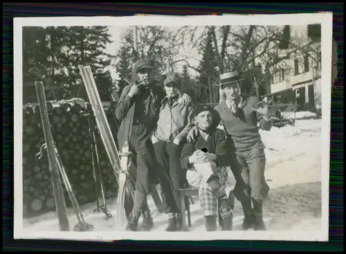 17x Foto - Reise Bergsteigen Wandern Süddeutschland Winter im Schnee - um 1938