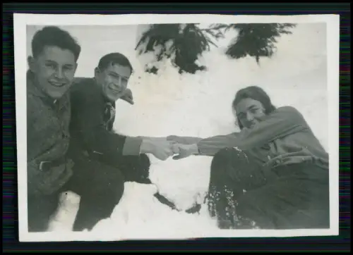 17x Foto - Reise Bergsteigen Wandern Süddeutschland Winter im Schnee - um 1938
