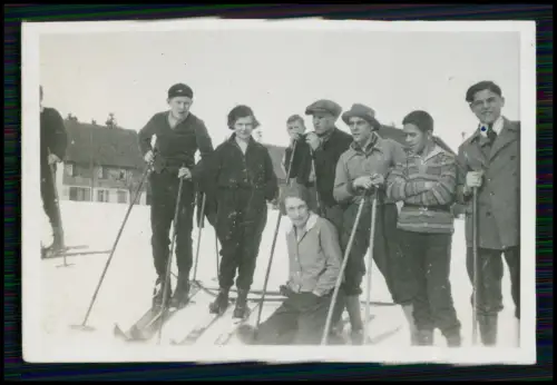 17x Foto - Reise Bergsteigen Wandern Süddeutschland Winter im Schnee - um 1938