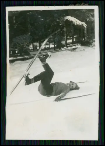 17x Foto - Reise Bergsteigen Wandern Süddeutschland Winter im Schnee - um 1938