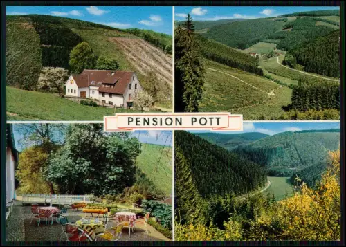 4x AK - Kloster und - Pension Pott - Endorferhütte Sauerland bei Endorf Sundern