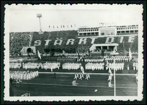 5x Foto diverse Sportveranstaltungen vor 1945 - Fußballstadien und andere Motive