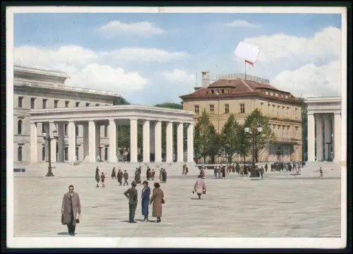 Couleur AK - München - Ehrentempel, Königlicher Platz - 1938 gelaufen