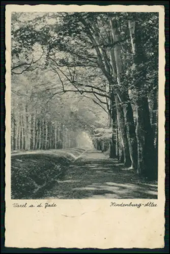 AK - Varel Jade Hindenburg-Allee - Feldpost 1940 - Landesschützen-Bataillon 679