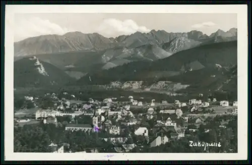 Foto AK - Zakopane Südpolen Tatra-Berge - Grenze zur Slowakei - 1942 gelaufen