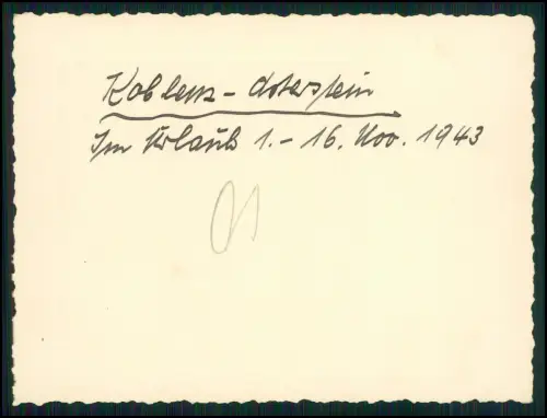 12x Foto 11x8cm- Koblenz Asterstein - Plateau Pfaffendorfer Höhe nahe Rhein 1943