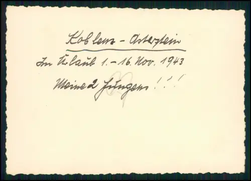 12x Foto 11x8cm- Koblenz Asterstein - Plateau Pfaffendorfer Höhe nahe Rhein 1943