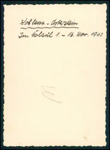12x Foto 11x8cm- Koblenz Asterstein - Plateau Pfaffendorfer Höhe nahe Rhein 1943