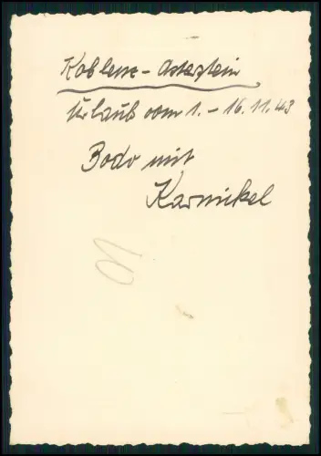 12x Foto 11x8cm- Koblenz Asterstein - Plateau Pfaffendorfer Höhe nahe Rhein 1943