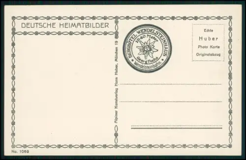 Foto AK - Berghotel Wendelstein Mitteralm - Brannenburg mit Bergbahn und Gipfel