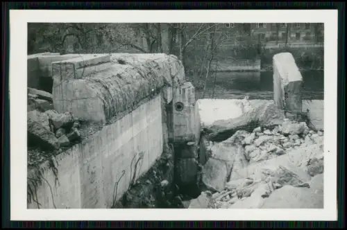 2x Foto - Calais Soldaten Wehrmacht Luftwaffe Bunker Shelter - Kriegszerstörung